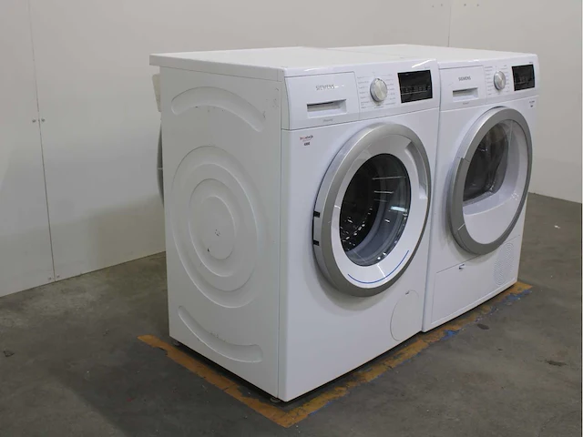 Siemens iq300 isensoric aquastop iqdrive wasmachine & siemens iq300 isensoric wasdroger - afbeelding 4 van  8
