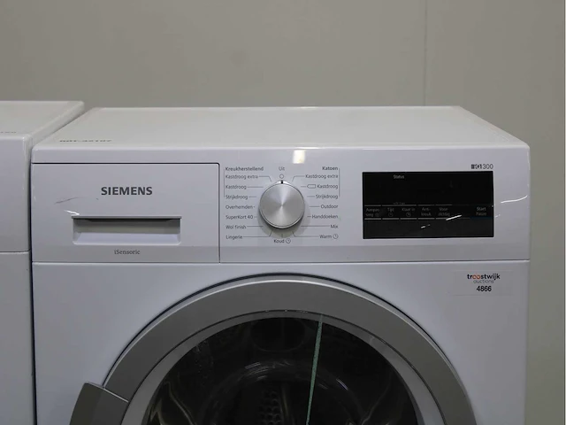 Siemens iq300 isensoric aquastop iqdrive wasmachine & siemens iq300 isensoric wasdroger - afbeelding 6 van  8