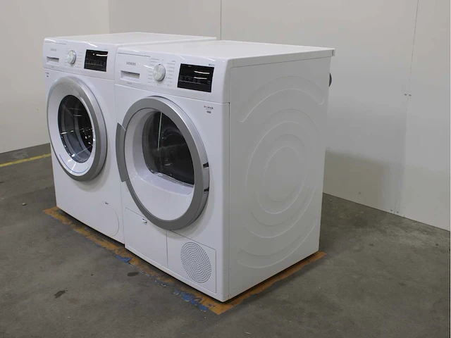 Siemens iq300 isensoric aquastop iqdrive wasmachine & siemens iq300 isensoric wasdroger - afbeelding 7 van  8