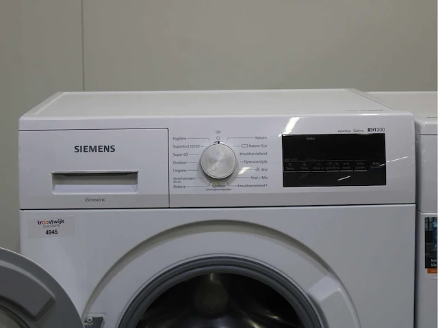 Siemens iq300 isensoric aquastop iqdrive wasmachine & siemens iq300 isensoric wasdroger - afbeelding 3 van  6