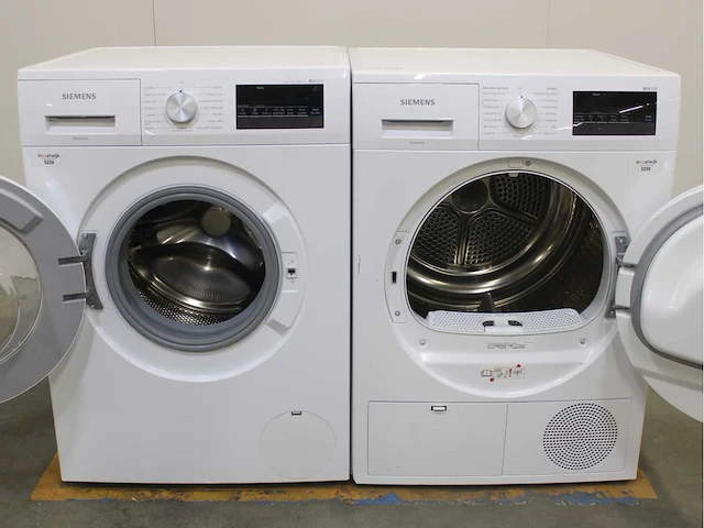 Siemens iq300 isensoric aquastop iqdrive wasmachine & siemens iq300 isensoric wasdroger - afbeelding 2 van  8