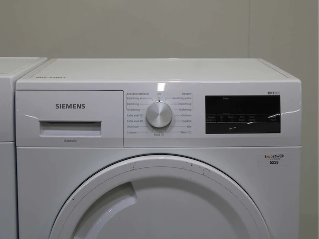 Siemens iq300 isensoric aquastop iqdrive wasmachine & siemens iq300 isensoric wasdroger - afbeelding 6 van  8