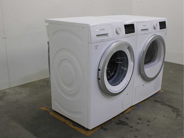 Siemens iq300 isensoric aquastop iqdrive wasmachine & siemens iq300 isensoric wasdroger - afbeelding 4 van  8