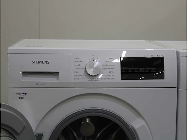 Siemens iq300 isensoric aquastop iqdrive wasmachine & siemens iq500 isensoric droger - afbeelding 3 van  8