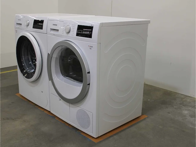 Siemens iq300 isensoric aquastop iqdrive wasmachine & siemens iq500 isensoric droger - afbeelding 7 van  8