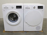Siemens iq300 isensoric iqdrive wasmachine & siemens iq300 isensoric extraklasse wasdroger - afbeelding 1 van  8