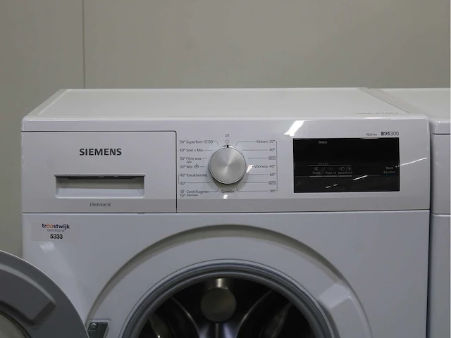 Siemens iq300 isensoric iqdrive wasmachine & siemens iq300 isensoric extraklasse wasdroger - afbeelding 3 van  8