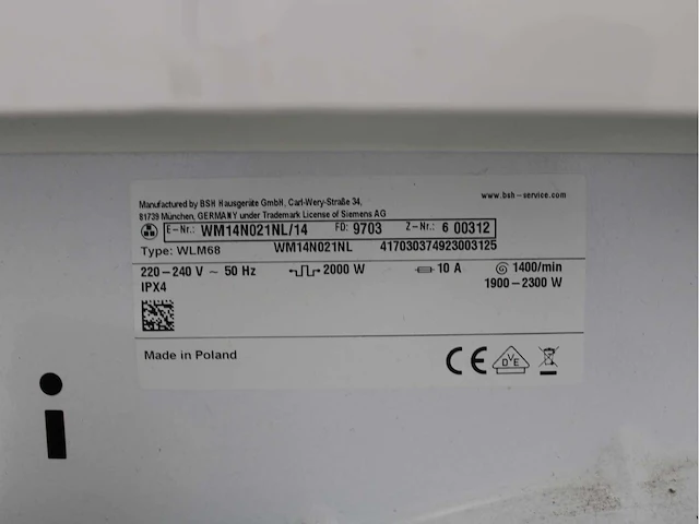 Siemens iq300 isensoric iqdrive wasmachine & siemens iq300 isensoric wasdroger - afbeelding 5 van  8