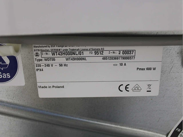 Siemens iq300 isensoric iqdrive wasmachine & siemens iq300 isensoric wasdroger - afbeelding 8 van  8
