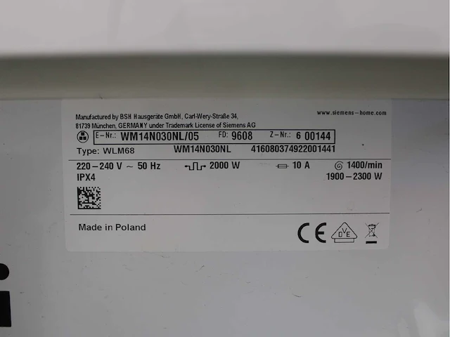 Siemens iq300 isensoric iqdrive wasmachine & siemens iq300 isensoric wasdroger - afbeelding 5 van  8
