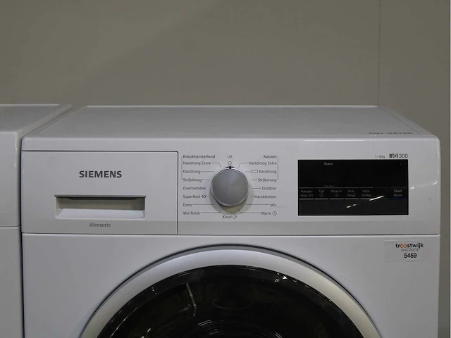 Siemens iq300 isensoric iqdrive wasmachine & siemens iq300 isensoric wasdroger - afbeelding 4 van  8