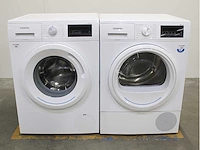 Siemens iq300 isensoric iqdrive wasmachine & siemens iq300 isensoric wasdroger - afbeelding 1 van  8