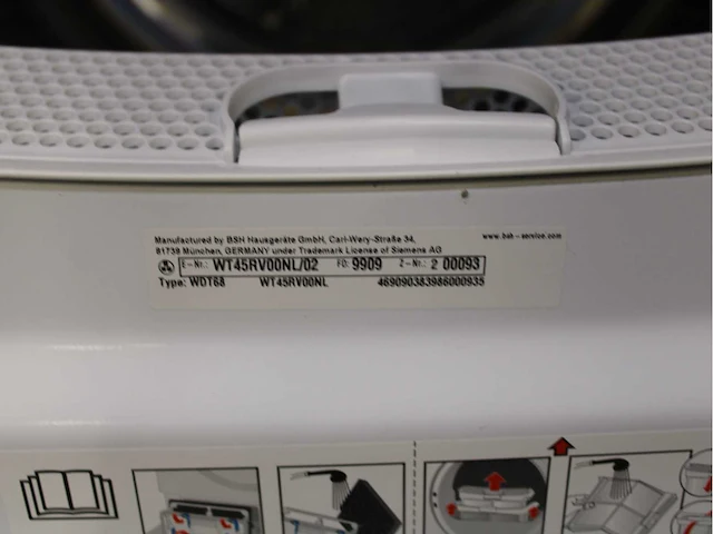 Siemens iq300 isensoric iqdrive wasmachine & siemens iq300 isensoric wasdroger - afbeelding 8 van  8