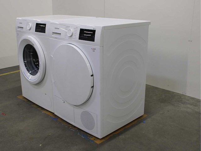 Siemens iq300 isensoric iqdrive wasmachine & siemens iq300 isensoric wasdroger - afbeelding 7 van  8