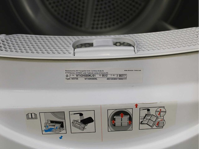 Siemens iq300 isensoric iqdrive wasmachine & siemens iq300 isensoric wasdroger - afbeelding 8 van  8