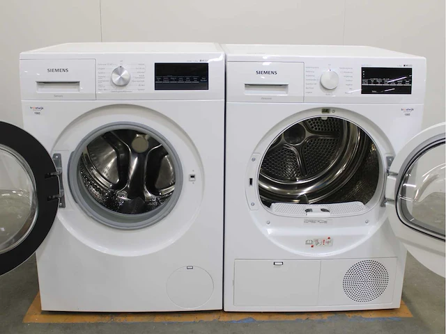 Siemens iq300 isensoric iqdrive wasmachine & siemens iq500 isensoric bestcollection droger - afbeelding 2 van  8