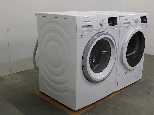 Siemens iq300 isensoric iqdrive wasmachine & siemens iq500 isensoric bestcollection droger - afbeelding 4 van  8