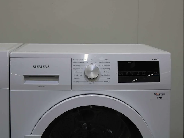 Siemens iq300 isensoric iqdrive wasmachines & siemens iq300 isensoric wasdrogers - afbeelding 6 van  8