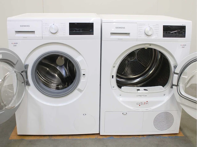Siemens iq300 isensoric wasmachine & siemens iq300 isensoric droger - afbeelding 2 van  8