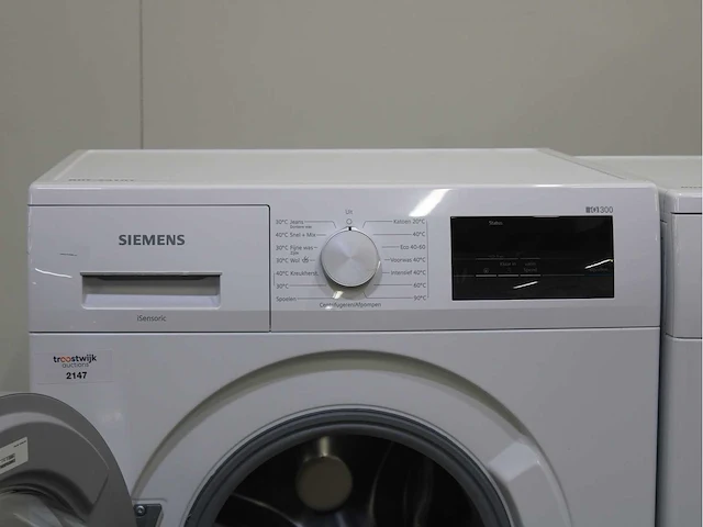 Siemens iq300 isensoric wasmachine & siemens iq300 isensoric droger - afbeelding 3 van  8