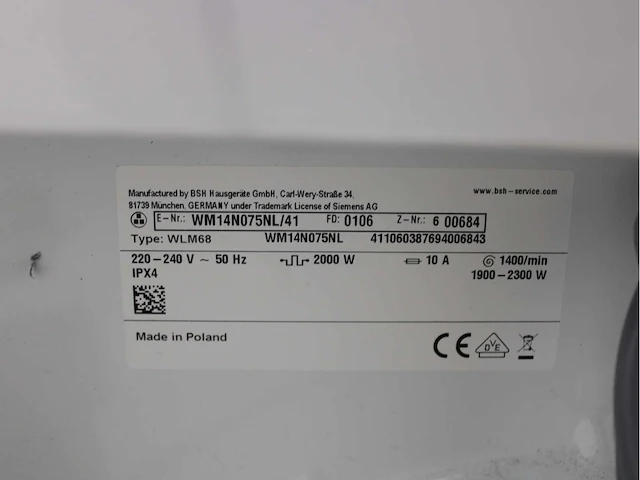 Siemens iq300 isensoric wasmachine & siemens iq300 isensoric droger - afbeelding 5 van  8