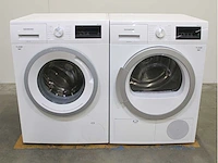 Siemens iq300 isensoric wasmachine & siemens iq300 isensoric wasdroger - afbeelding 1 van  8