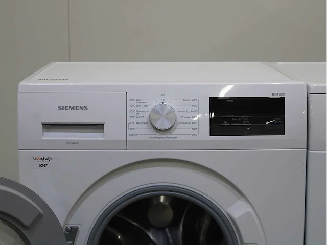 Siemens iq300 isensoric wasmachine & siemens iq300 isensoric wasdroger - afbeelding 3 van  8