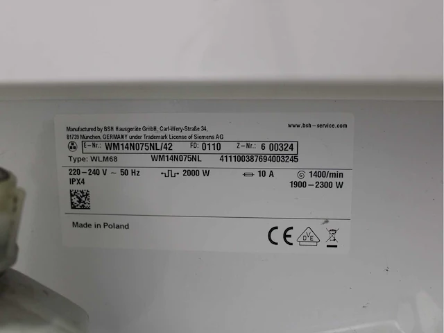 Siemens iq300 isensoric wasmachine & siemens iq300 isensoric wasdroger - afbeelding 5 van  8