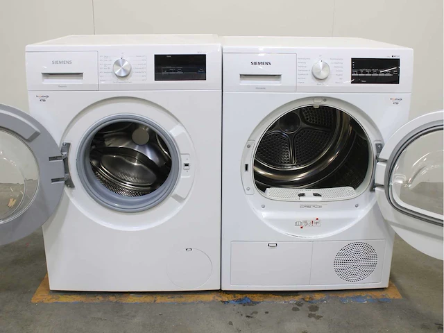 Siemens iq300 isensoric wasmachine & siemens iq500 isensoric wasdroger - afbeelding 2 van  8