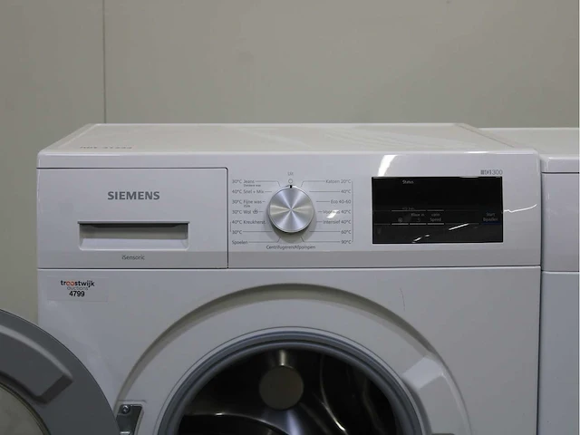 Siemens iq300 isensoric wasmachine & siemens iq500 isensoric wasdroger - afbeelding 3 van  8