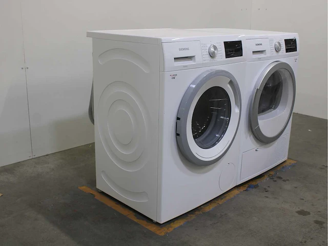 Siemens iq300 isensoric wasmachine & siemens iq500 isensoric wasdroger - afbeelding 4 van  8