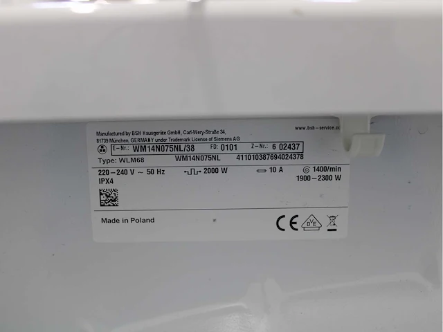 Siemens iq300 isensoric wasmachine & siemens iq500 isensoric wasdroger - afbeelding 5 van  8