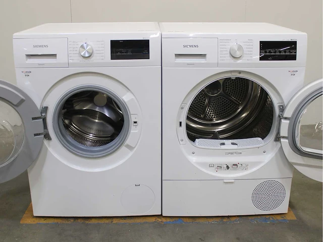 Siemens iq300 isensoric wasmachine & siemens iq500 isensoric wasdroger - afbeelding 2 van  8