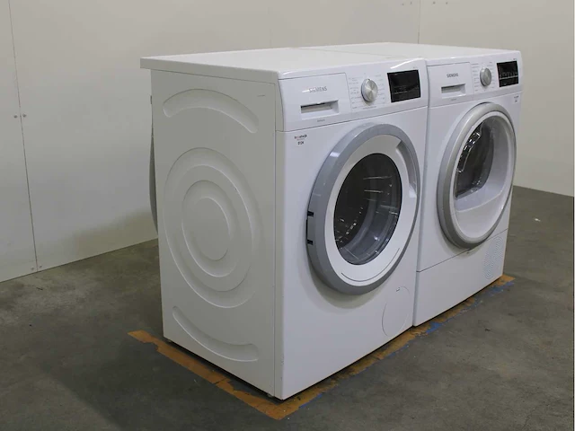 Siemens iq300 isensoric wasmachine & siemens iq500 isensoric wasdroger - afbeelding 4 van  8