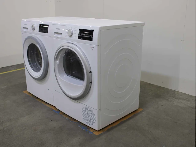 Siemens iq300 isensoric wasmachine & siemens iq500 isensoric wasdroger - afbeelding 7 van  8