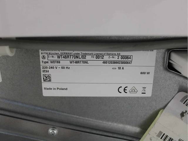 Siemens iq300 isensoric wasmachine & siemens iq500 isensoric wasdroger - afbeelding 8 van  8