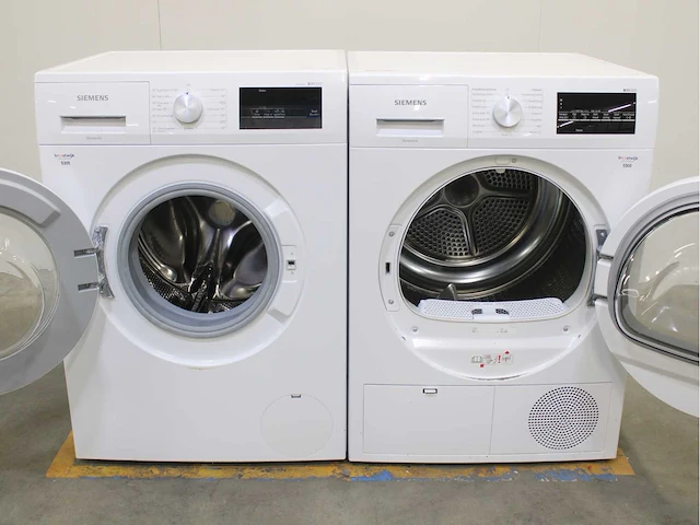 Siemens iq300 isensoric wasmachine & siemens iq500 isensoric wasdroger - afbeelding 2 van  8