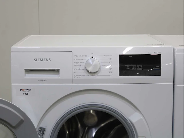 Siemens iq300 isensoric wasmachine & siemens iq500 isensoric wasdroger - afbeelding 3 van  8