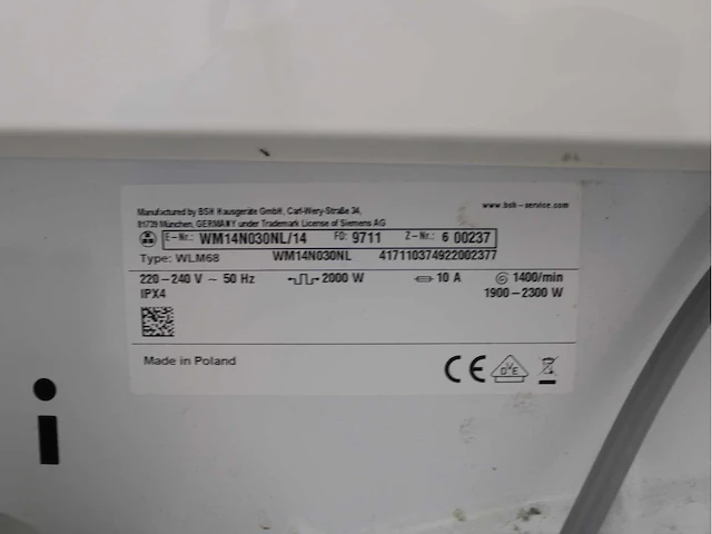 Siemens iq300 isensoric wasmachine & siemens iq500 isensoric wasdroger - afbeelding 5 van  8