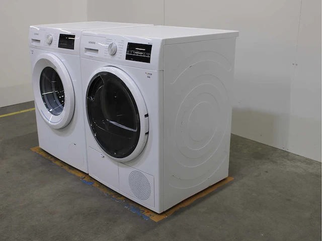 Siemens iq300 isensoric wasmachine & siemens iq500 isensoric wasdroger - afbeelding 7 van  8