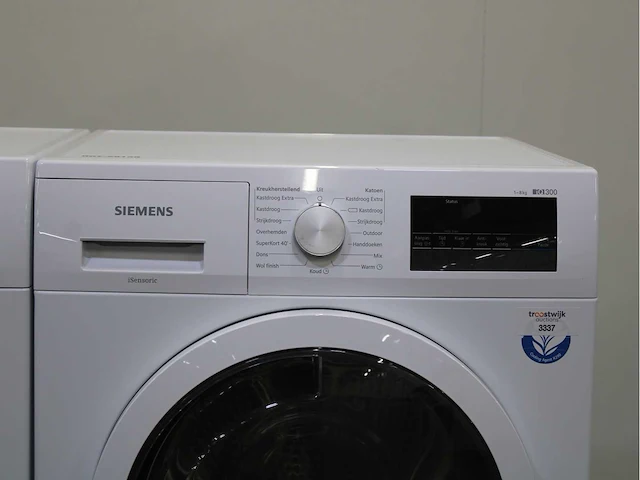 Siemens iq300 isensoric wasmachines & siemens iq300 isensoric wasdrogers - afbeelding 6 van  8