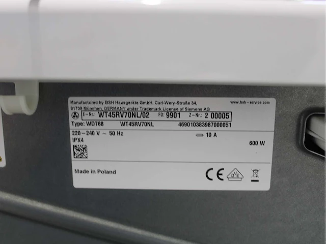 Siemens iq300 isensoric wasmachines & siemens iq300 isensoric wasdrogers - afbeelding 8 van  8