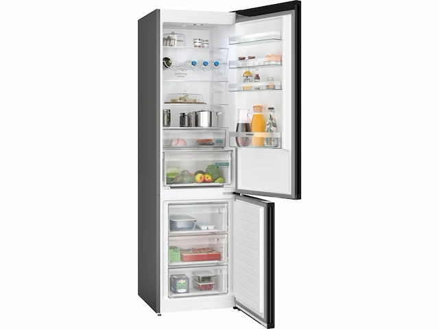 Siemens iq300 kg39nxxbf - vrijstaande koel-vriescombinatie - blacksteel - afbeelding 2 van  5