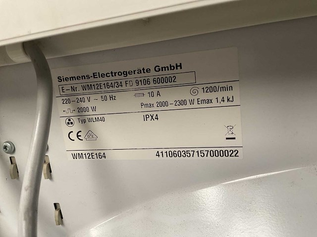 Siemens iq300 wasmachine (2x) - afbeelding 6 van  8