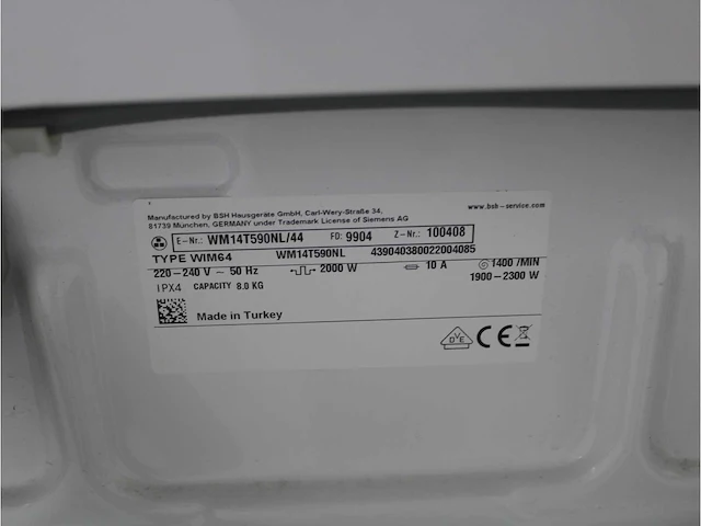 Siemens iq500 isensoric aquastop extraklasse wasmachine & siemens iq500 isensoric selfcleaning condenser extraklasse droger - afbeelding 5 van  8