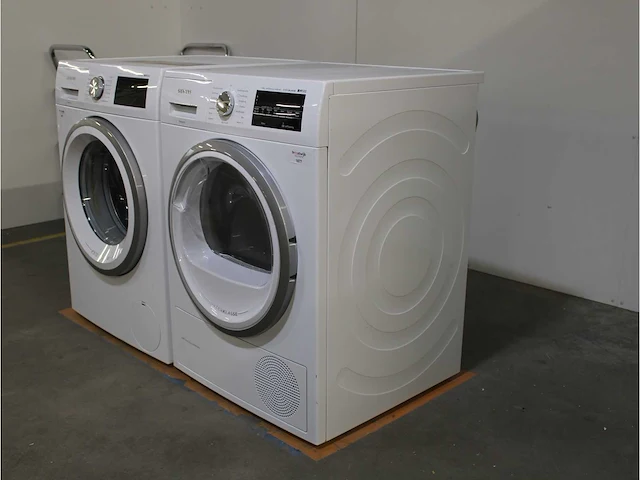 Siemens iq500 isensoric aquastop extraklasse wasmachine & siemens iq500 isensoric selfcleaning condenser extraklasse droger - afbeelding 7 van  8