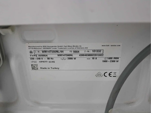 Siemens iq500 isensoric aquastop extraklasse wasmachine & siemens iq500 isensoric selfcleaning condenser extraklasse wasdroger - afbeelding 5 van  8
