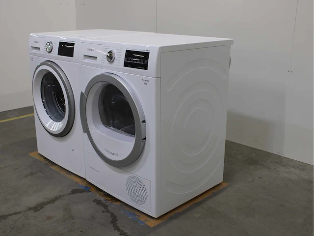 Siemens iq500 isensoric aquastop extraklasse wasmachine & siemens iq500 isensoric selfcleaning condenser extraklasse wasdroger - afbeelding 7 van  8