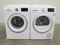 Siemens iq500 isensoric aquastop extraklasse wasmachine & siemens iq500 isensoric selfcleaning condenser wasdroger - afbeelding 1 van  8