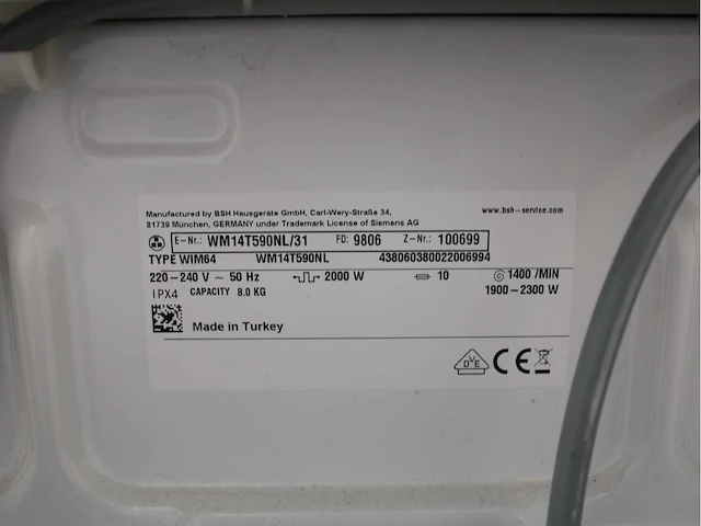 Siemens iq500 isensoric aquastop extraklasse wasmachine & siemens iq500 isensoric selfcleaning condenser wasdroger - afbeelding 5 van  8